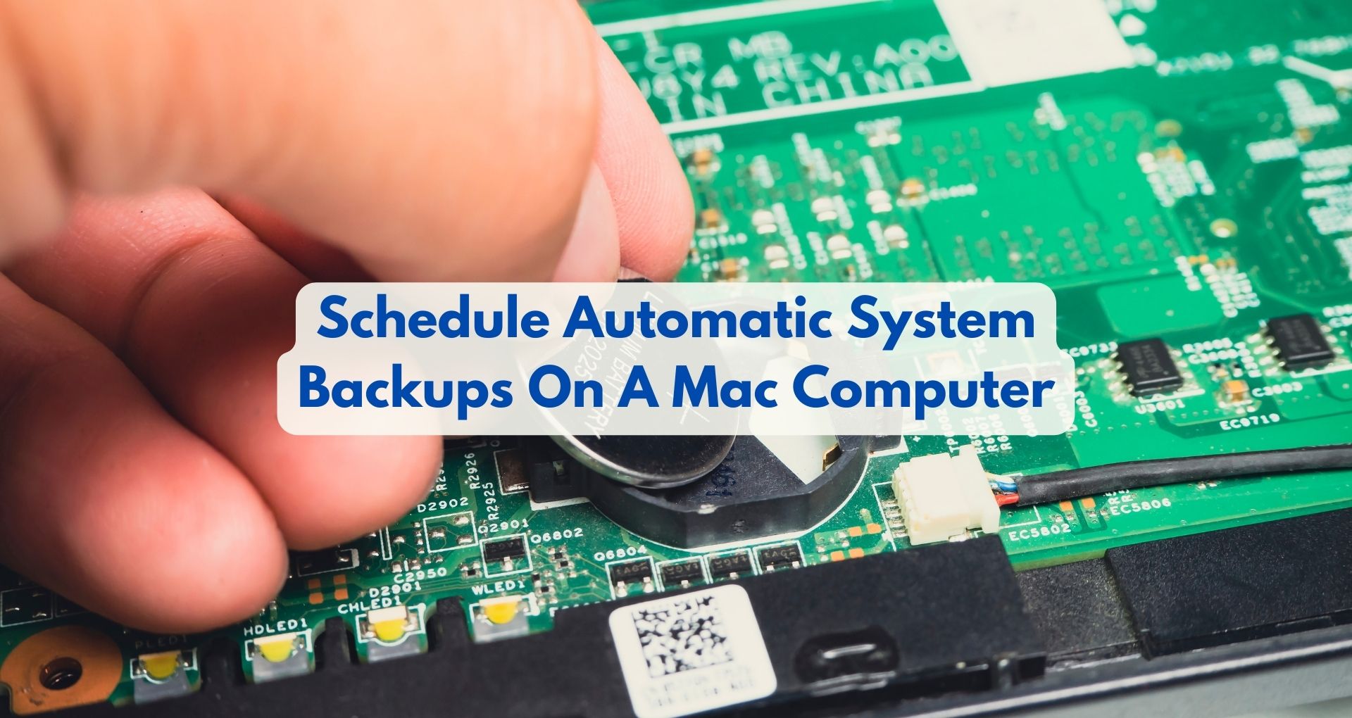 How To Schedule Automatic System Backups On A Mac Computer?